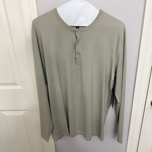 Lululemon Tan Fundamental LS Henley XL NWT